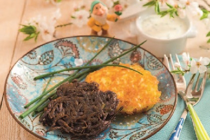 Erdäpfel-Puffer mit Dip Erdäpfel-Puffer mit Dip