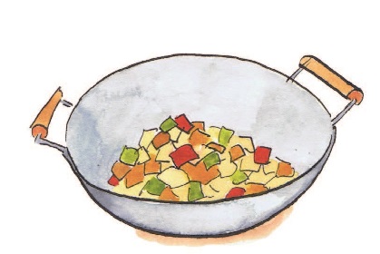 Jungrind mit Wok-Gemüse Jungrind mit Wok-Gemüse