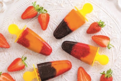 Frucht-Eis am Stiel Frucht-Eis am Stiel