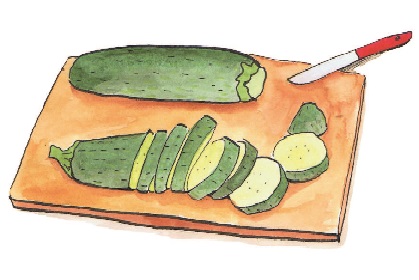 Zucchini-Laibchen Zucchini-Laibchen