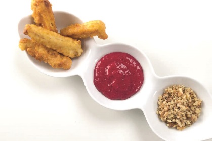 Schwarzwurzeln mit Rote-Rüben-Sauce Schwarzwurzeln mit Rote-Rüben-Sauce